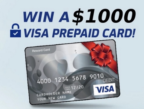 $1k Visa Prepaid Card – One quick moment could lead to a whole lot of spending power